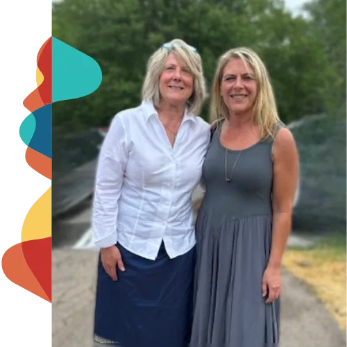 Linda with Biofield Tuning founder Eileen Day McKusick